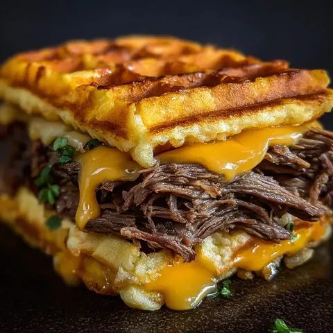 A close up of a delicious sandwich.