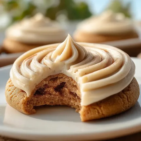 A white plate with a cookie on it.