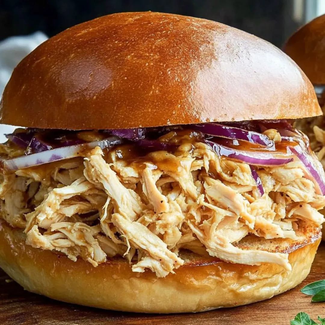 Two sandwiches with meat and onions.