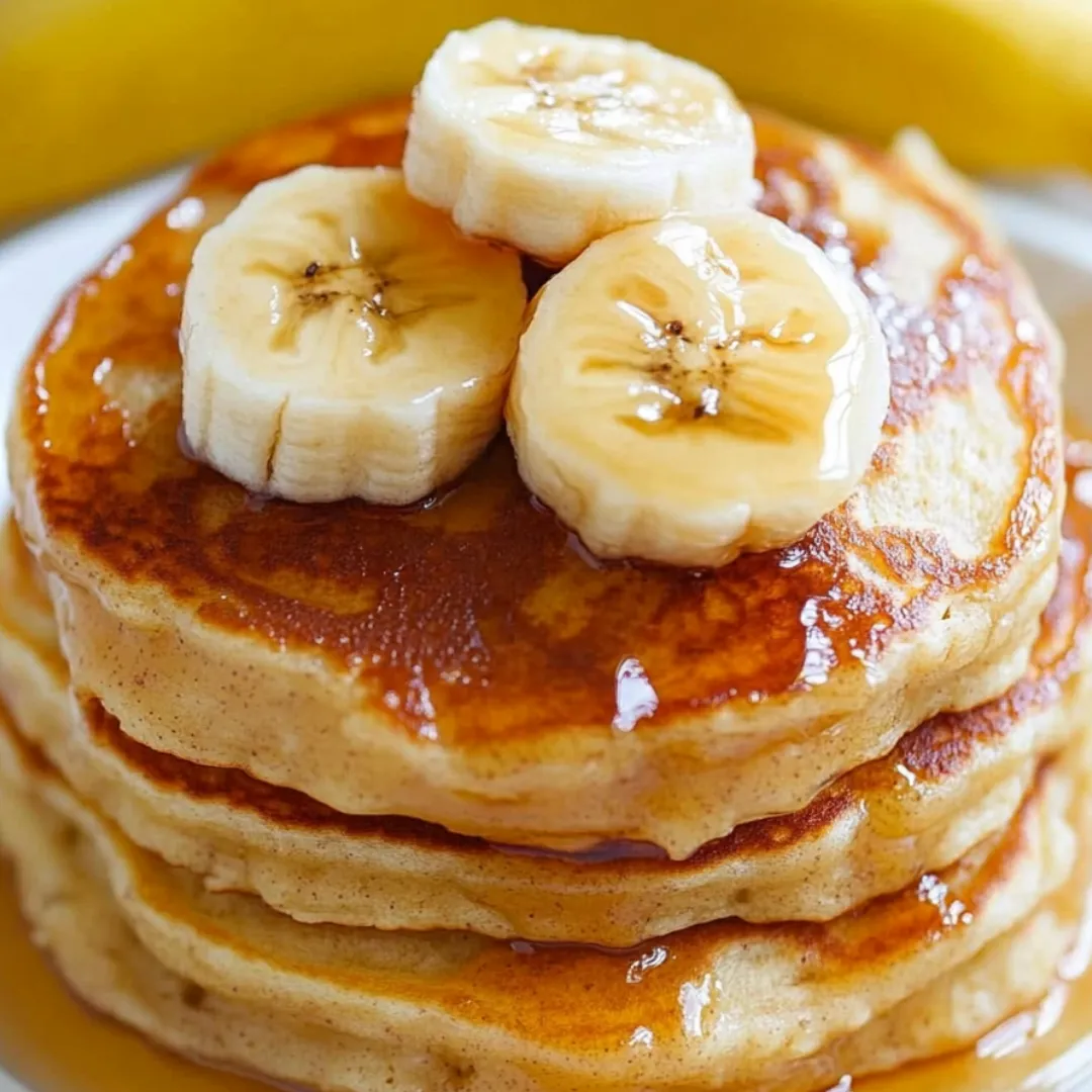 Bananas on top of pancakes.