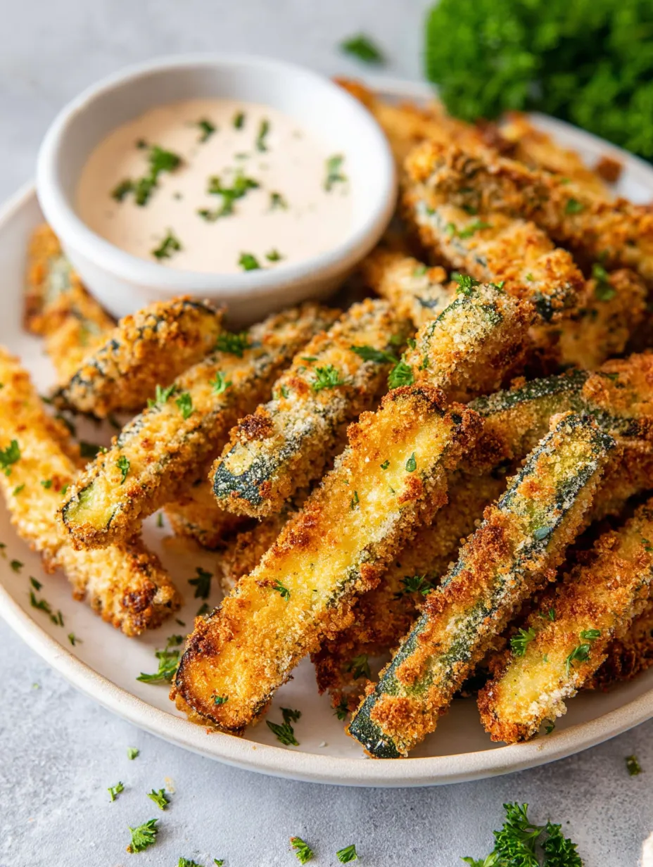A plate of fried food with a dipping sauce.