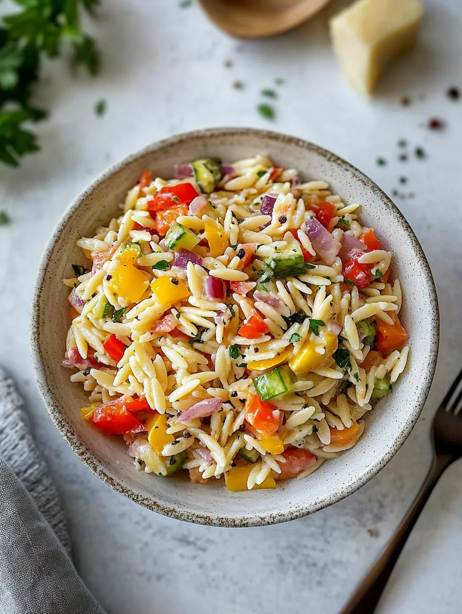 A bowl of pasta with vegetables.