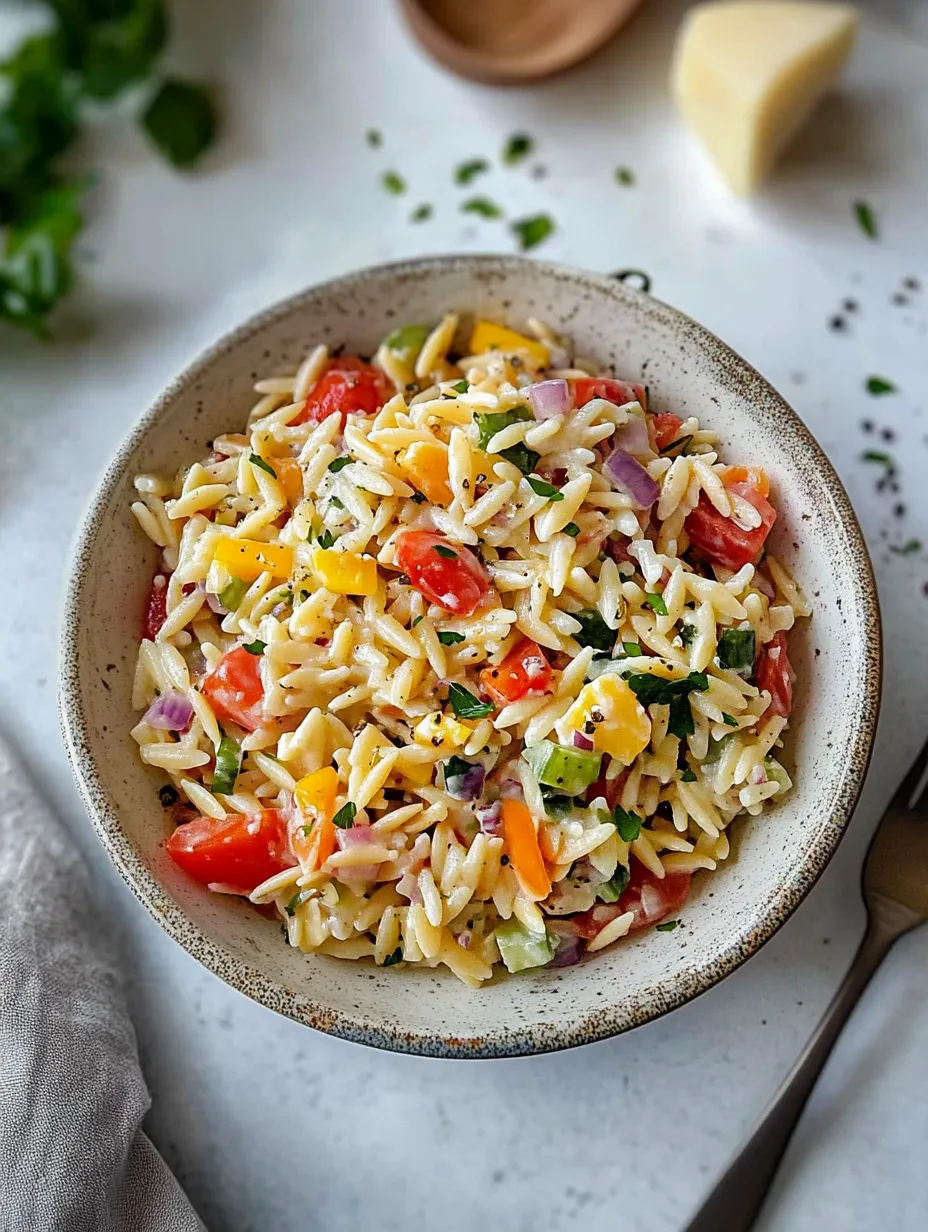 A bowl of pasta with tomatoes and onions.