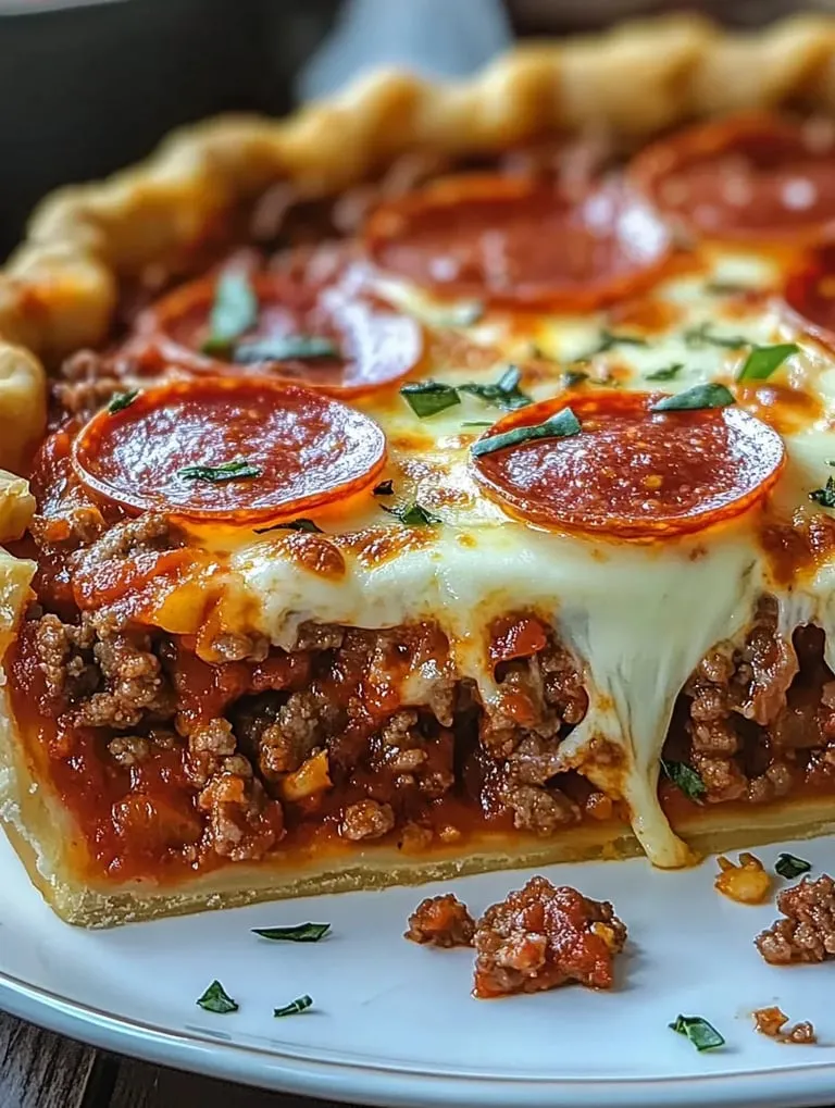 A slice of pizza with pepperoni and cheese.