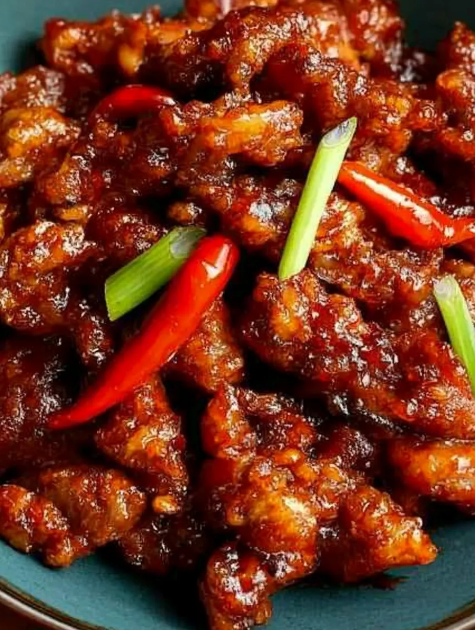 Meat covered with pepper on a plate.