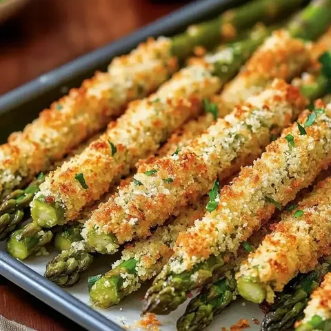 A tray of food with a green vegetable on top.