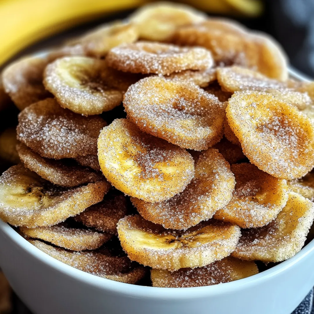 A bowl of banana chips.