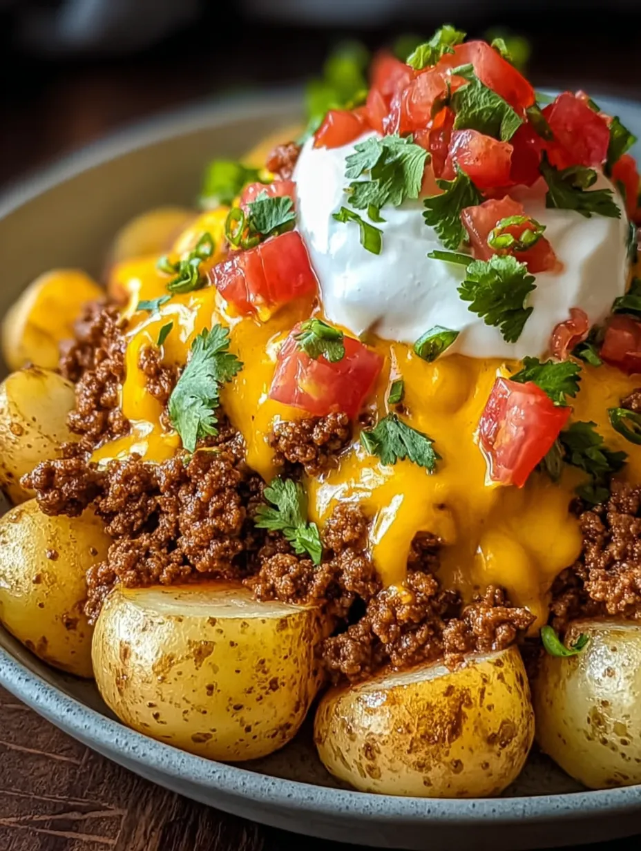 A bowl of food with a dollop of sour cream on top.