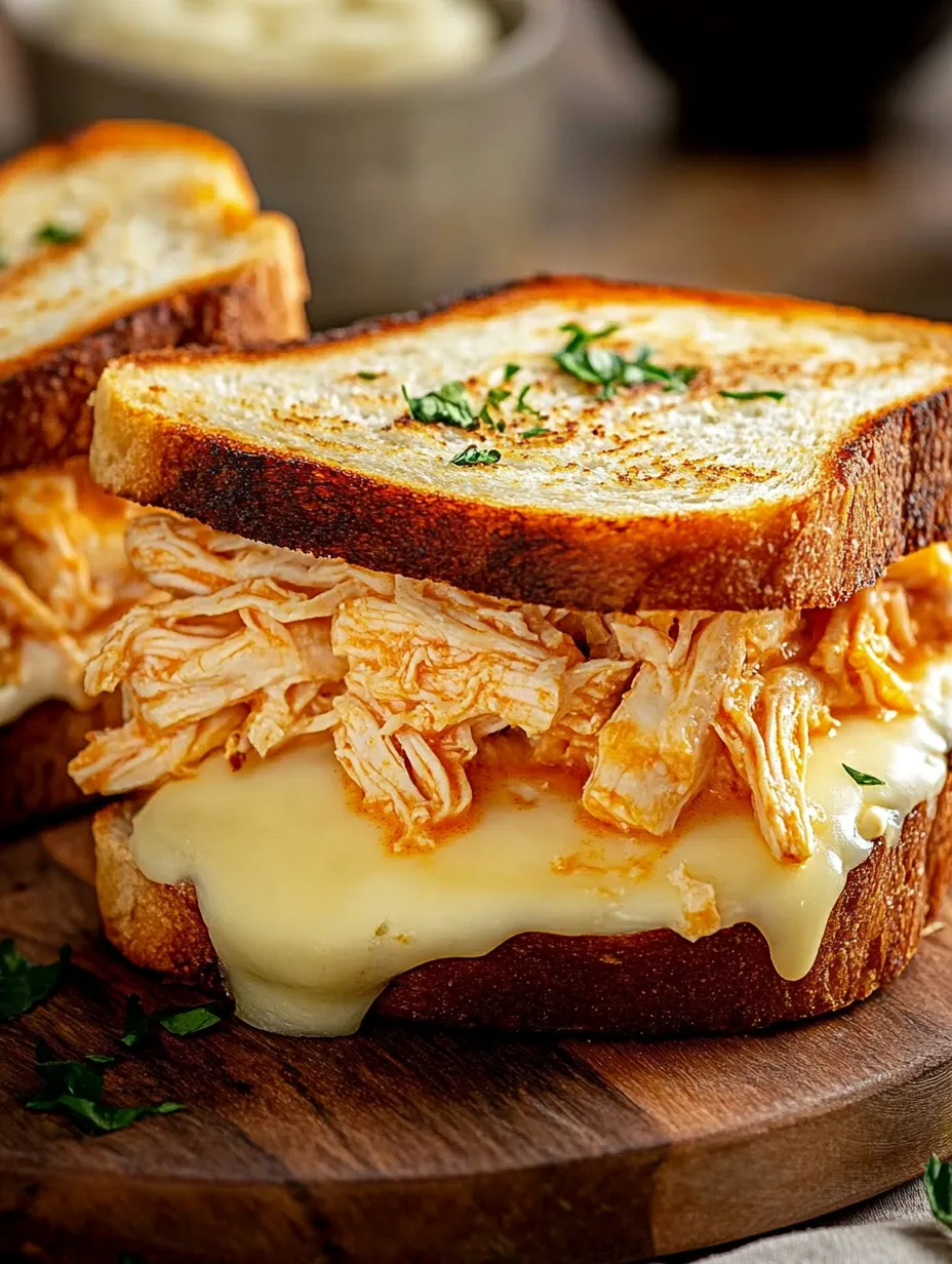 A sandwich with meat and cheese.