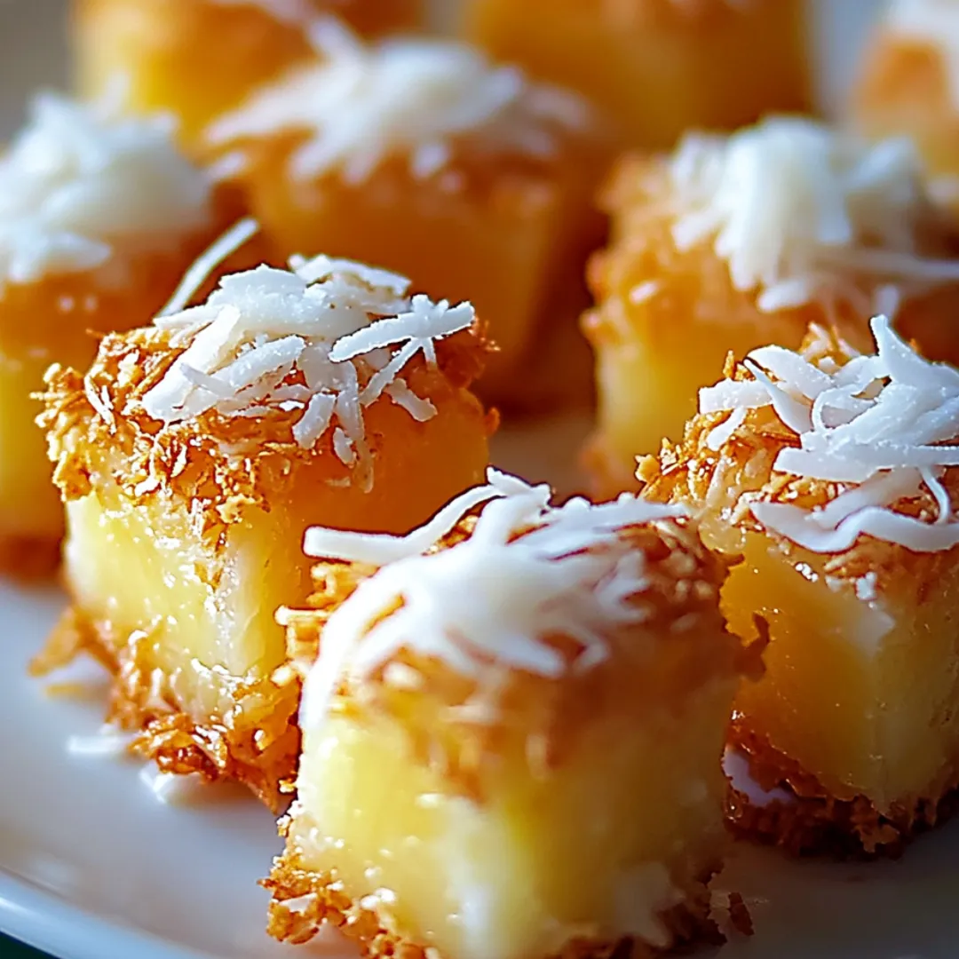 A plate of food with coconut on top.