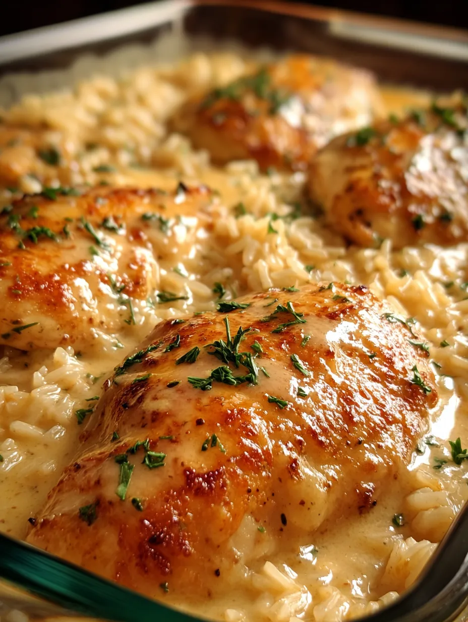 Chicken and rice in a bowl.