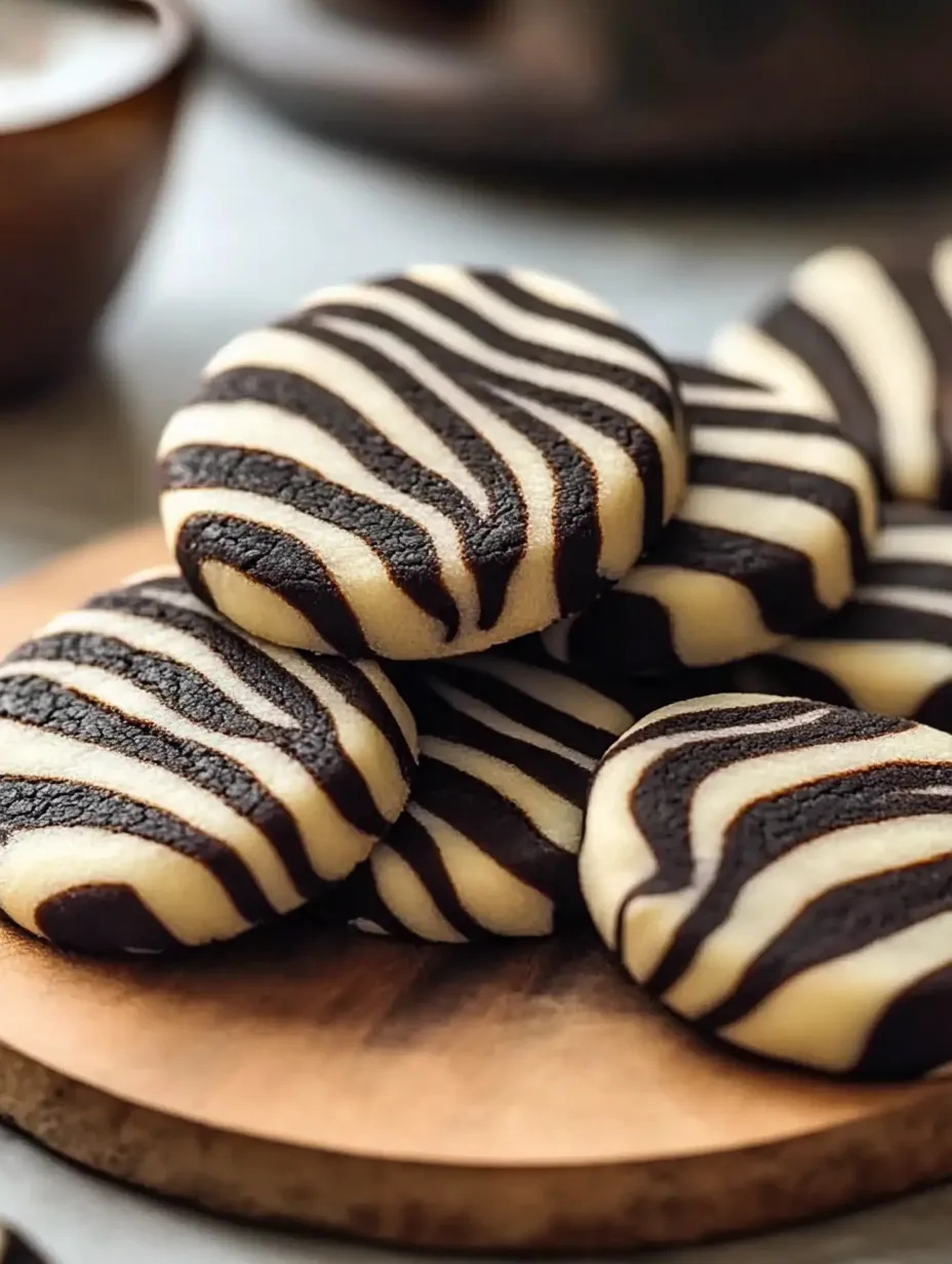 A plate of black and white cookies.
