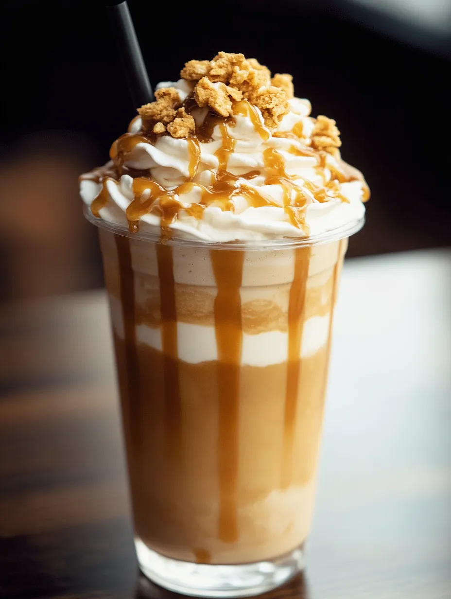 A glass of caramel sauce with whipped cream.