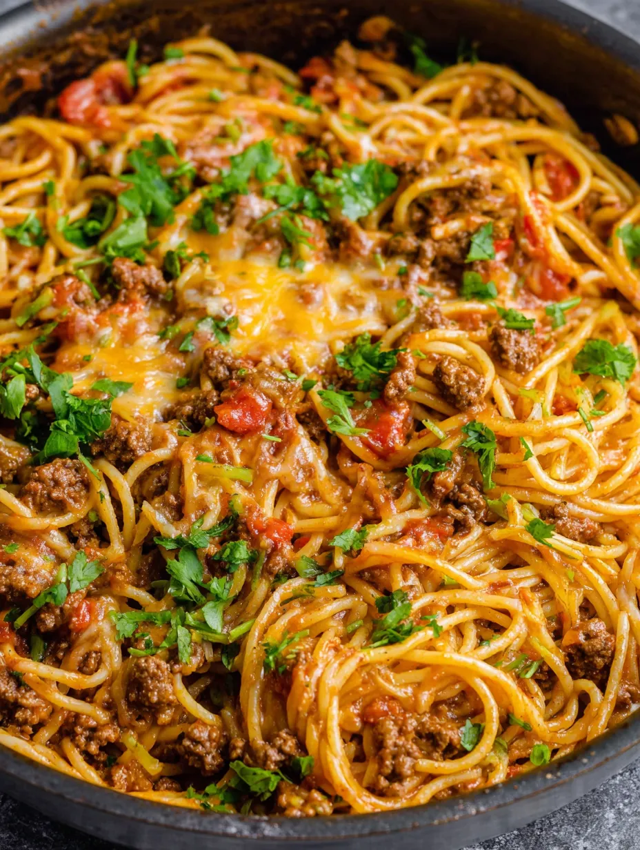 A bowl of spaghetti with meat sauce.