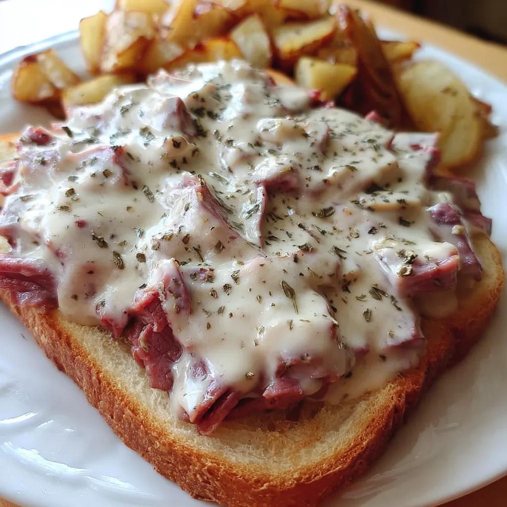 A plate of food with meat and potatoes.