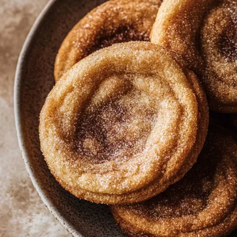 Bowl of sugar coated donuts.