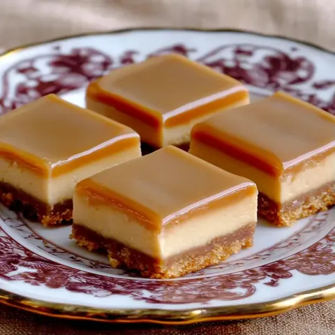 Desserts arranged on a plate, ready to eat.
