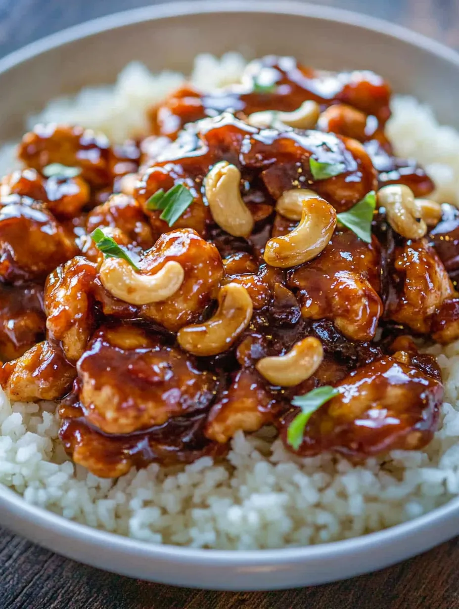A bowl of chicken and rice.