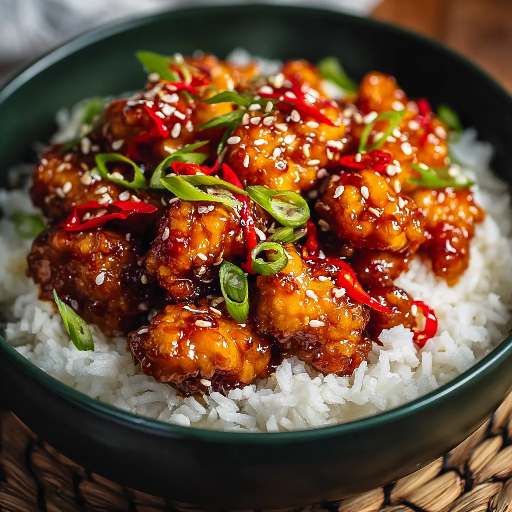 A bowl of chicken and rice.