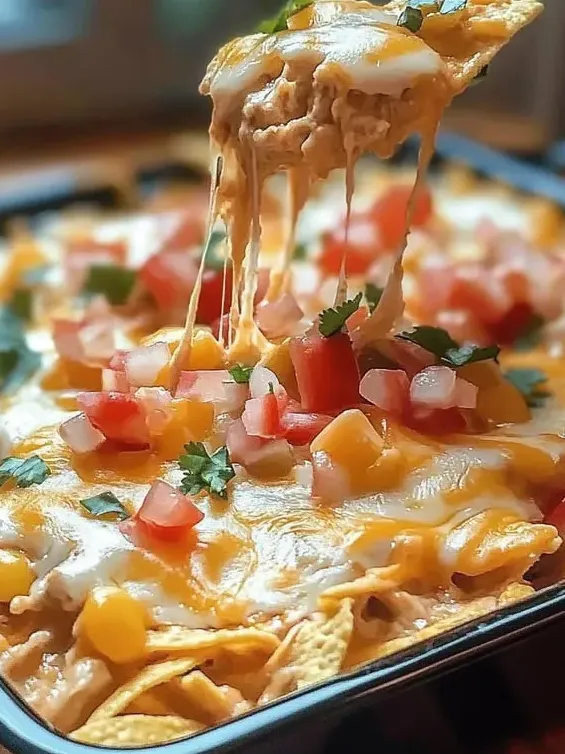 A close up of a delicious cheese and tomato covered burrito.