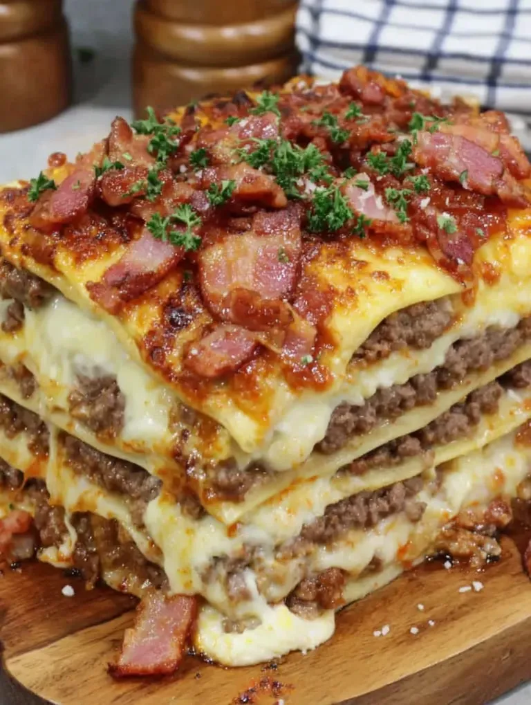 A stack of meat and cheese sandwiches.