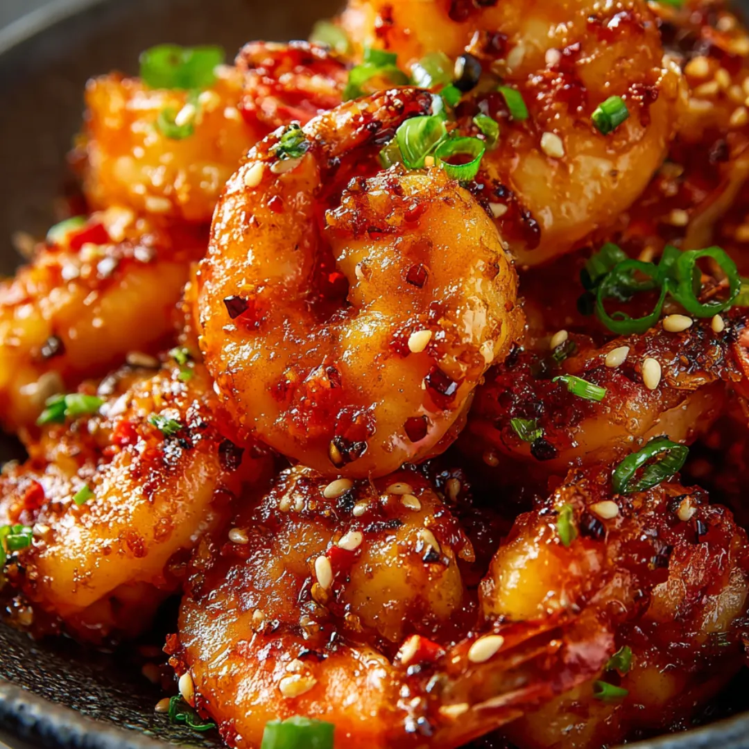 A bowl of shrimp with spices.