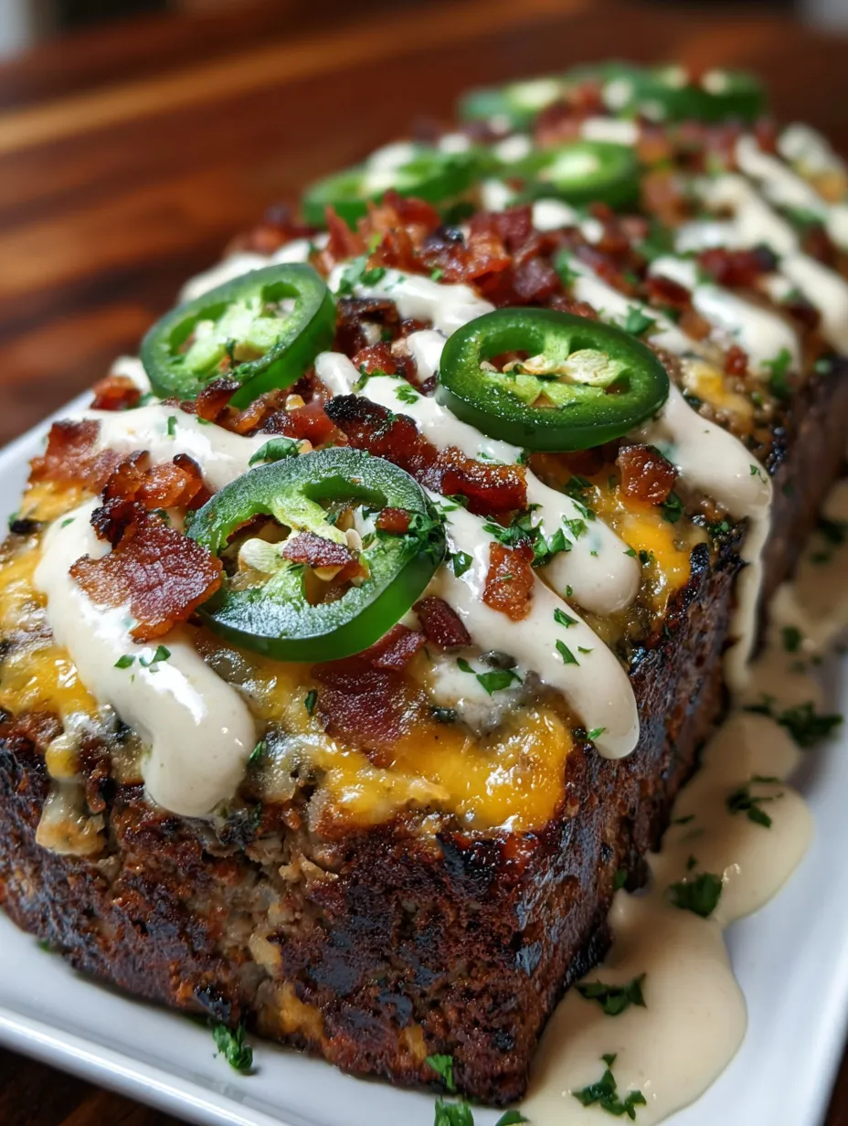 A close up of a piece of food with jalapenos and cheese.