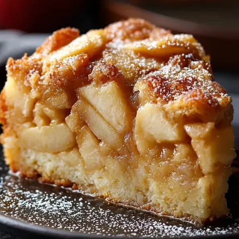 A slice of apple pie on a plate.