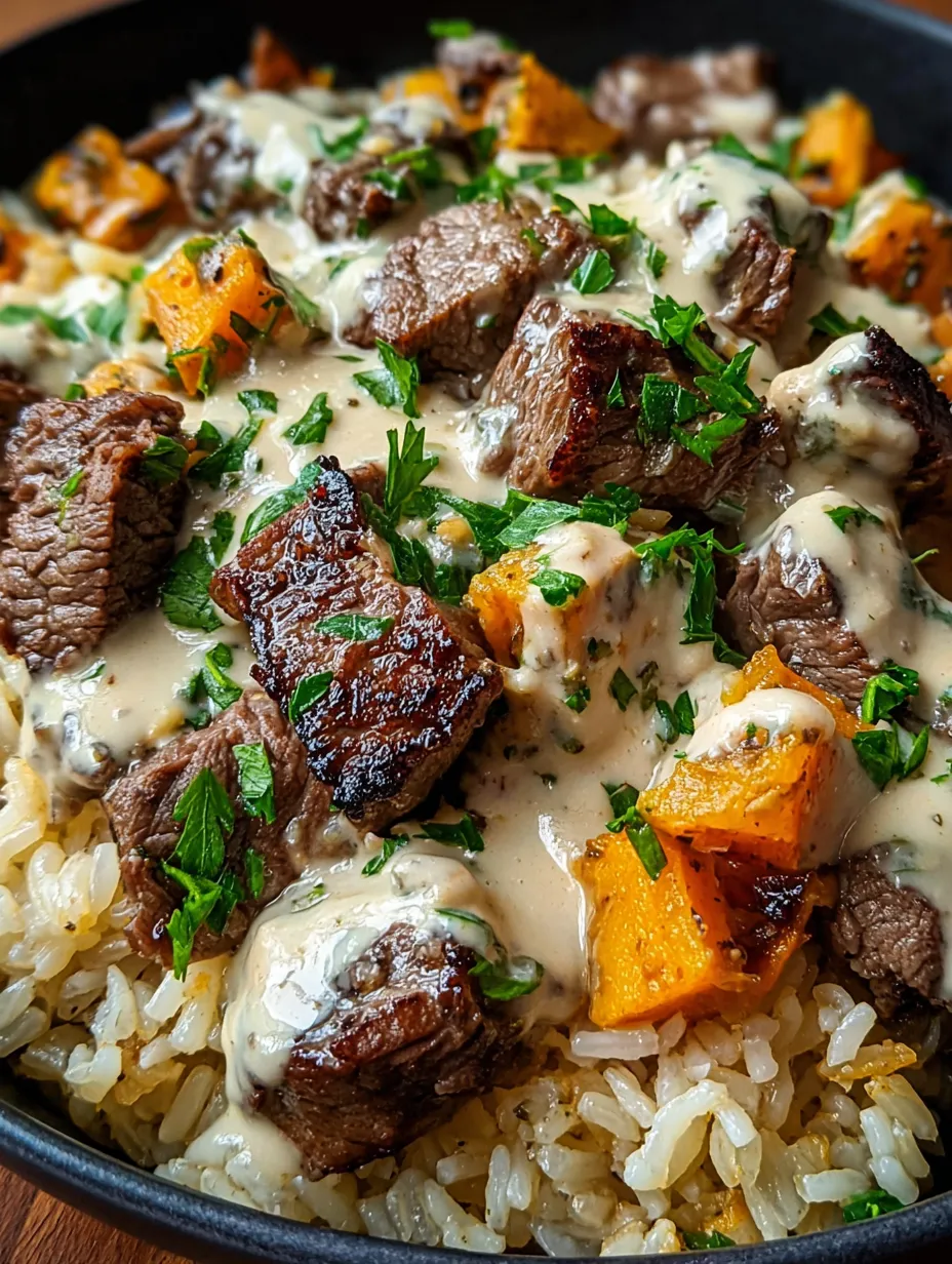 A plate of food with rice and meat.