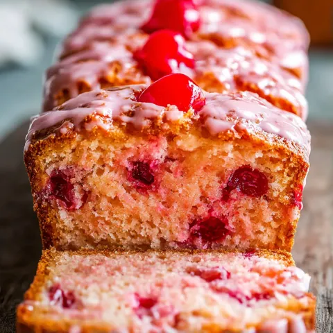 A slice of cake with a cherry on top.