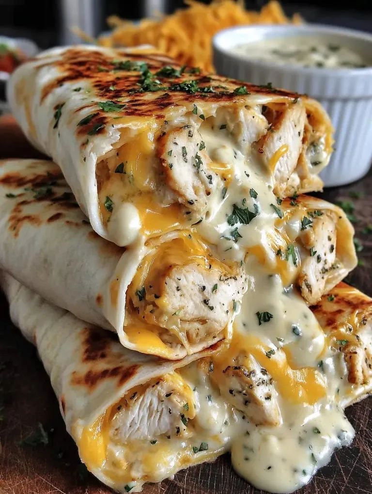 A stack of chicken sandwiches with cheese.