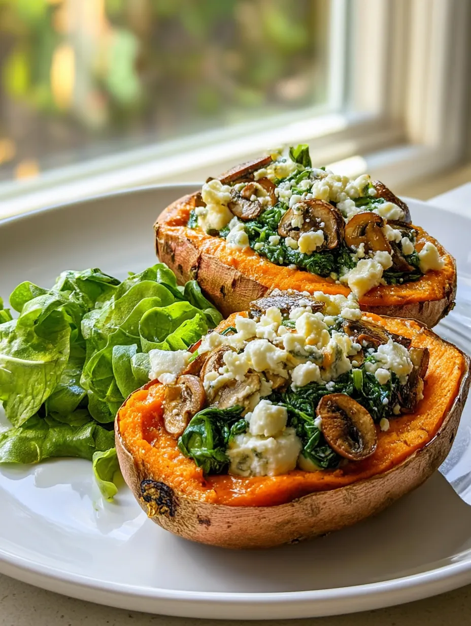 A plate of food with a salad and two slices of pumpkin.