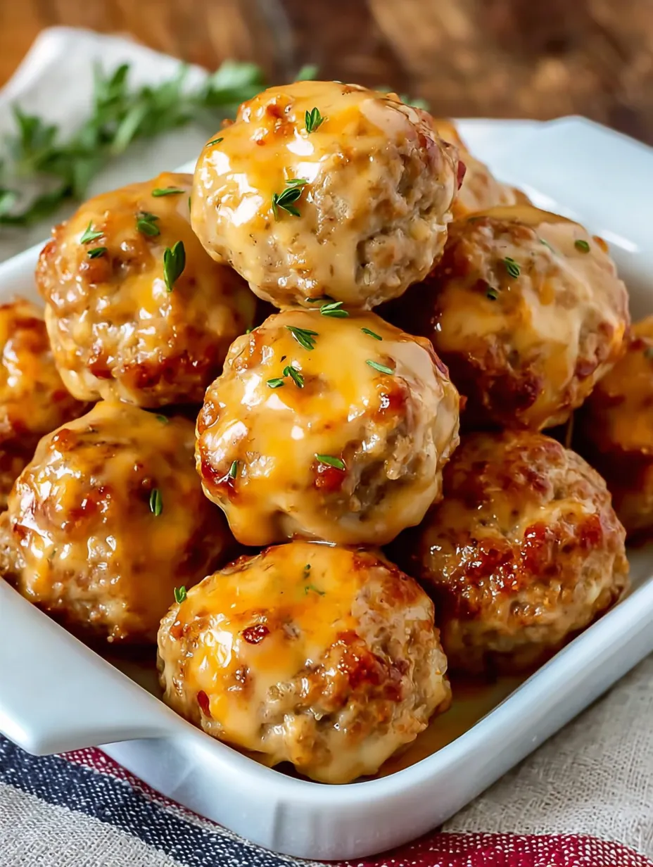 A plate of meatballs with cheese on top.