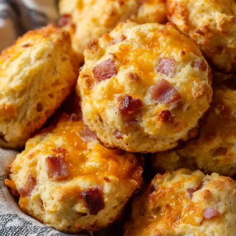 Bacon and cheese biscuits.