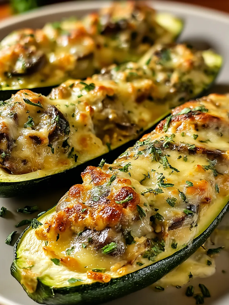 A plate of food with a slice of zucchini and cheese.