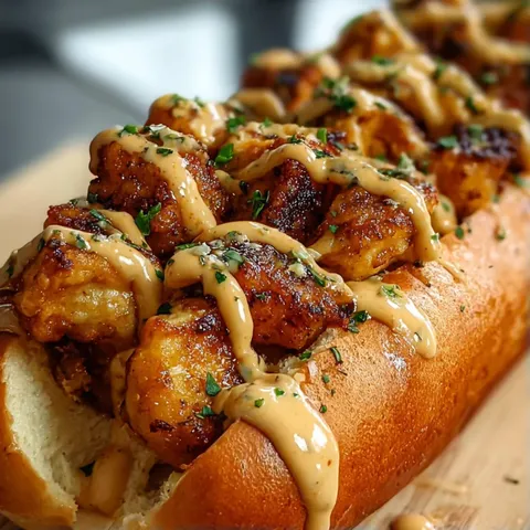 A hot dog with sauce and cheese.