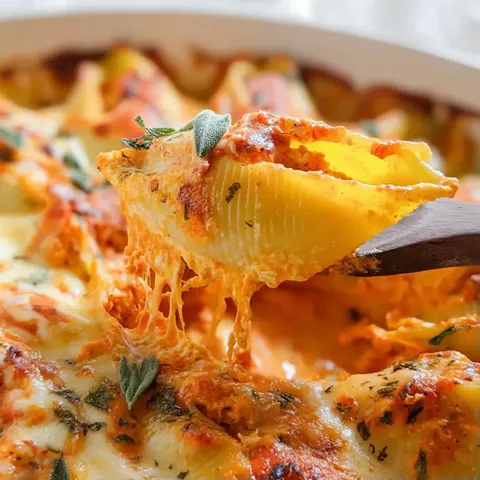 A fork is in a bowl of pasta.