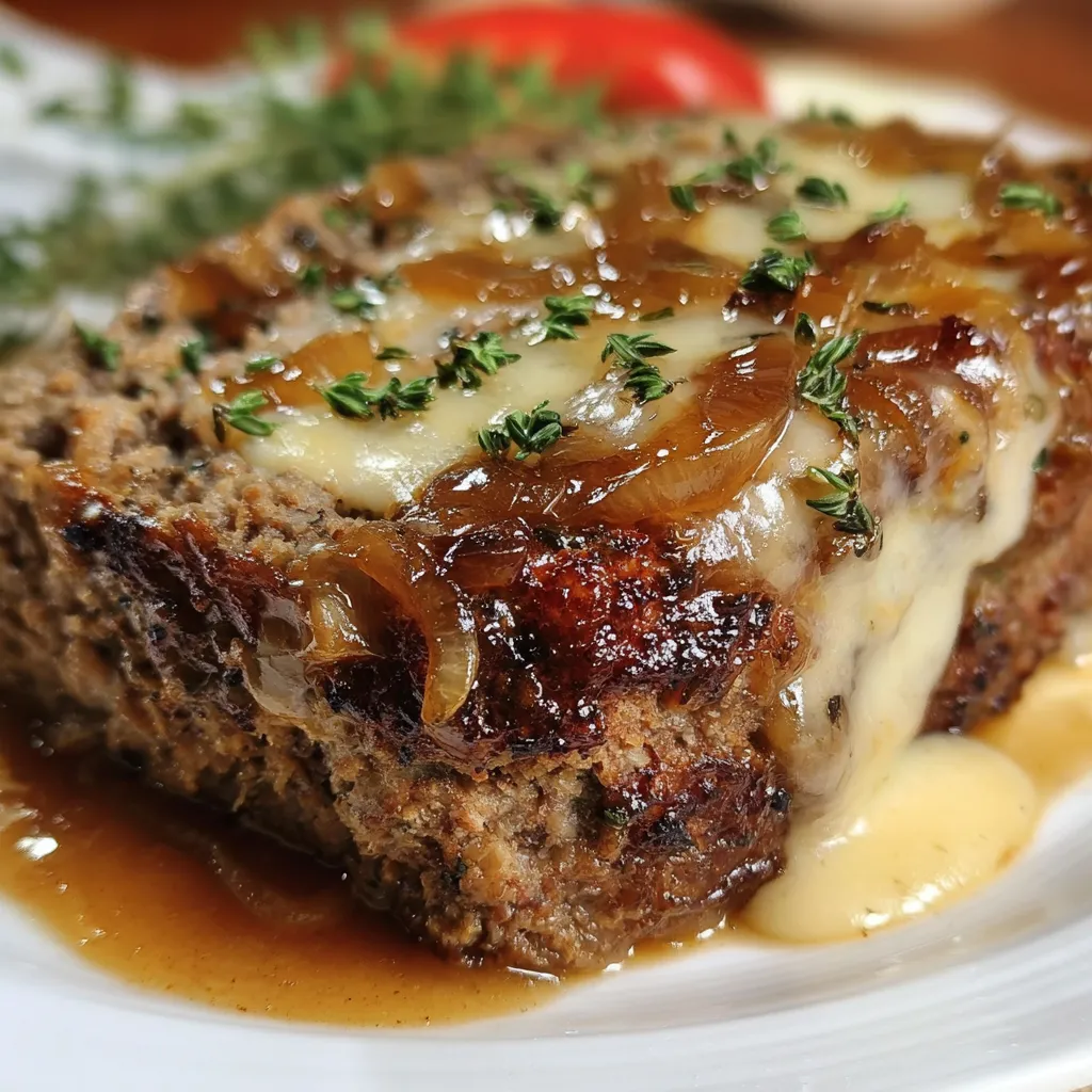 A plate of food with onions and cheese.