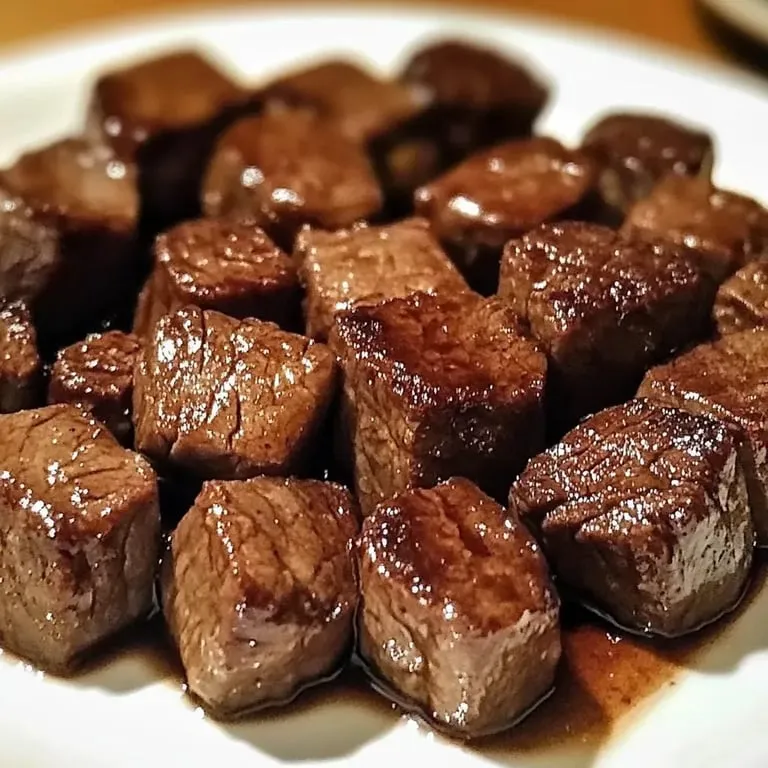 A plate of meat with sauce.