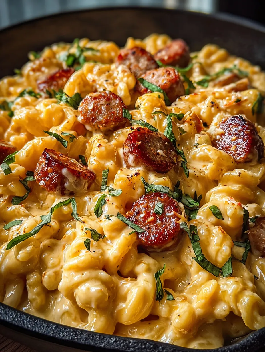 A close up of a delicious macaroni and cheese dish.