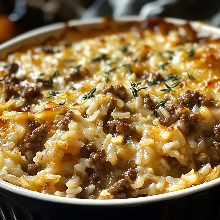 French Onion Ground Beef