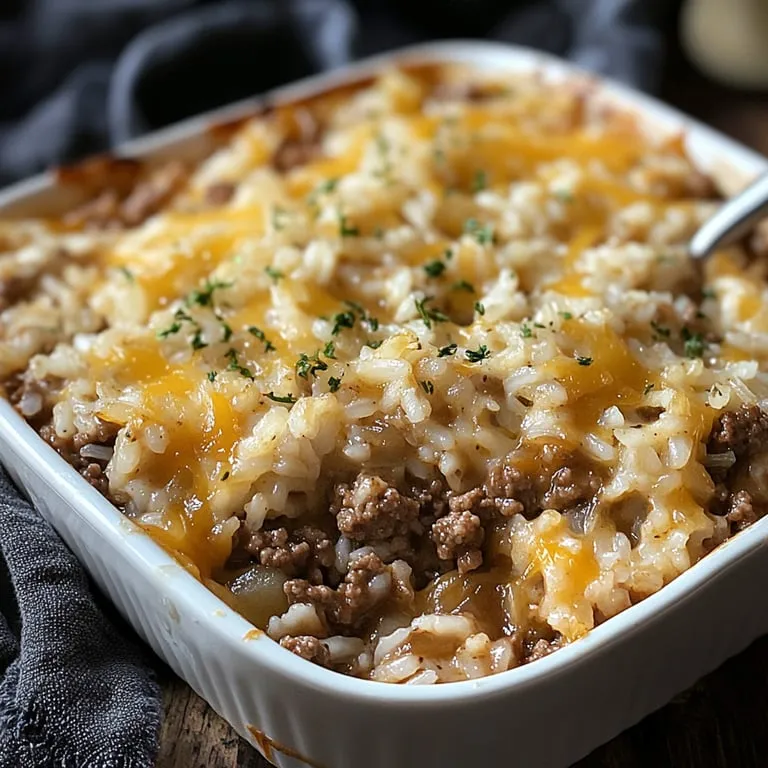 A white bowl with rice and meat in it.