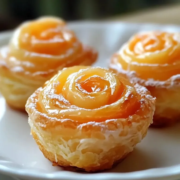 A plate with two pastries on it.