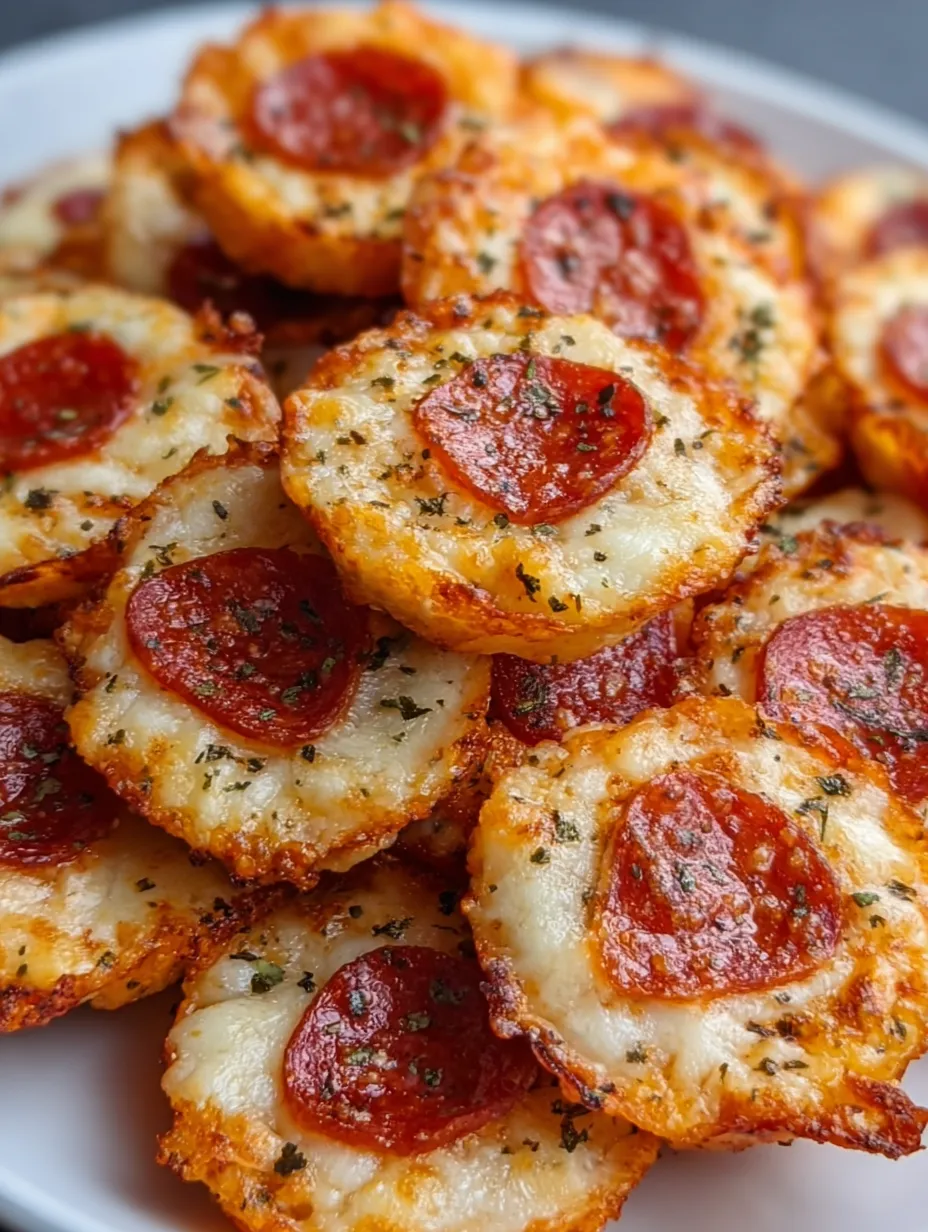 A plate of pepperoni and cheese bites.