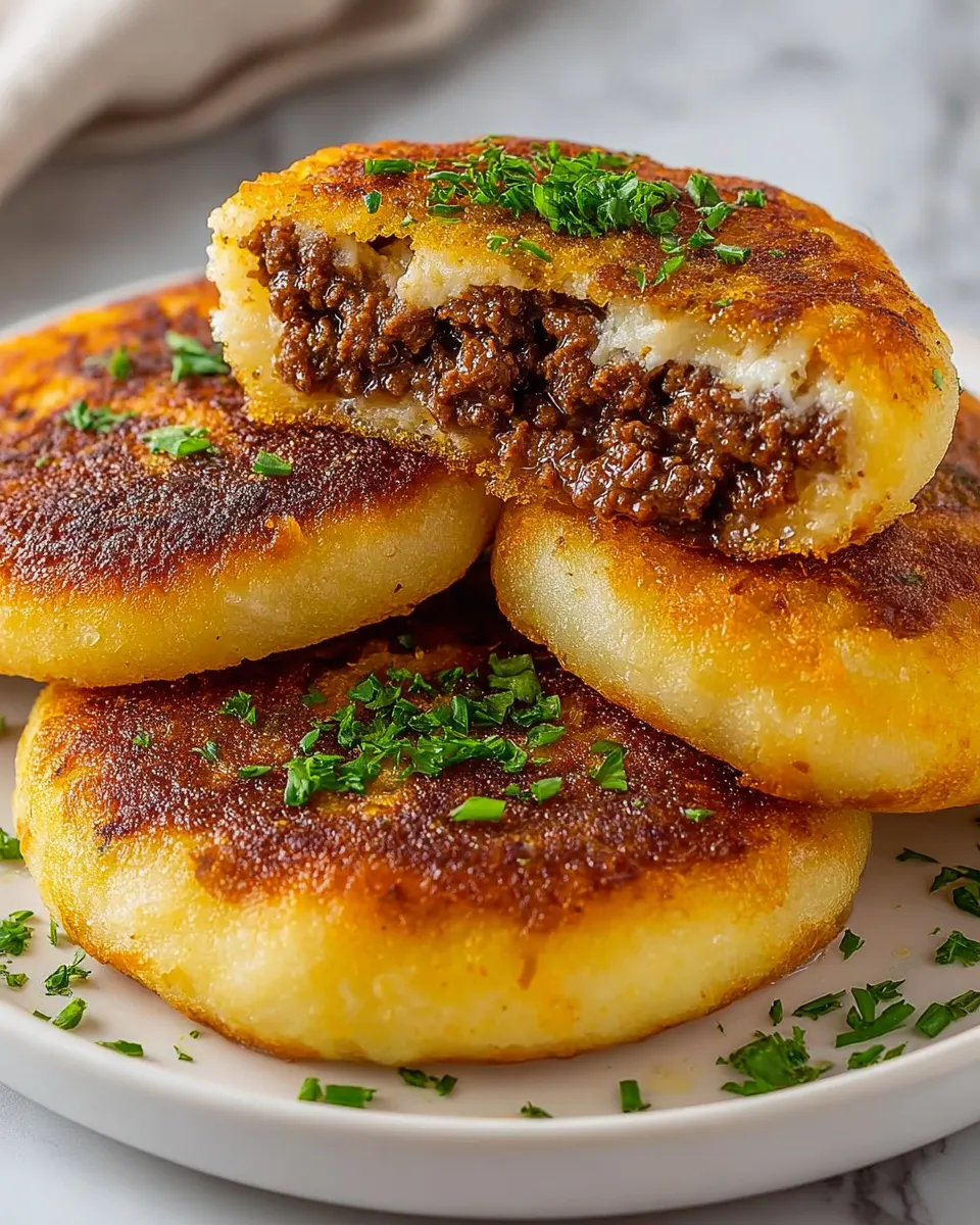 A plate of food with a brown sauce.