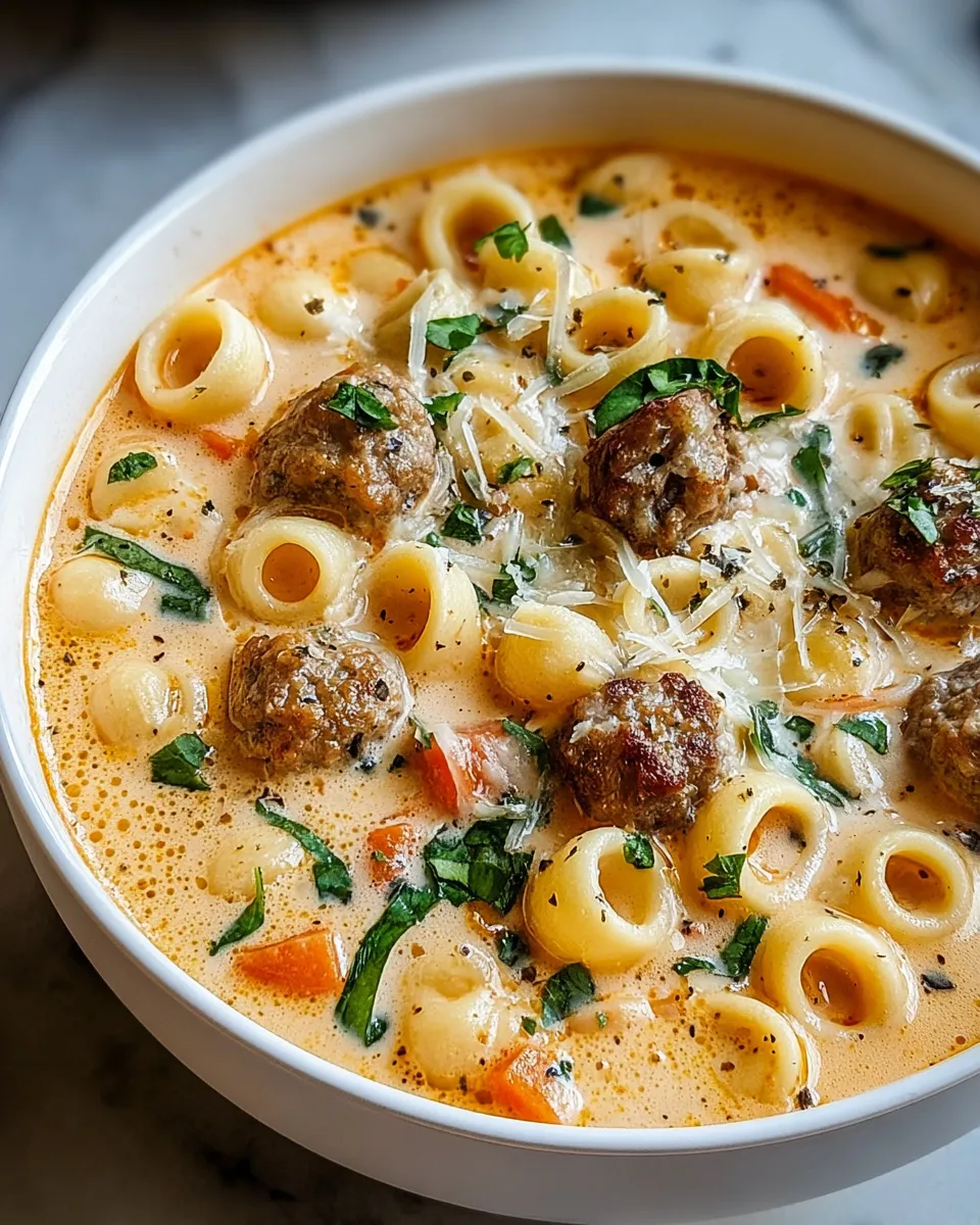 A bowl of pasta with yummy meatballs and sauce.