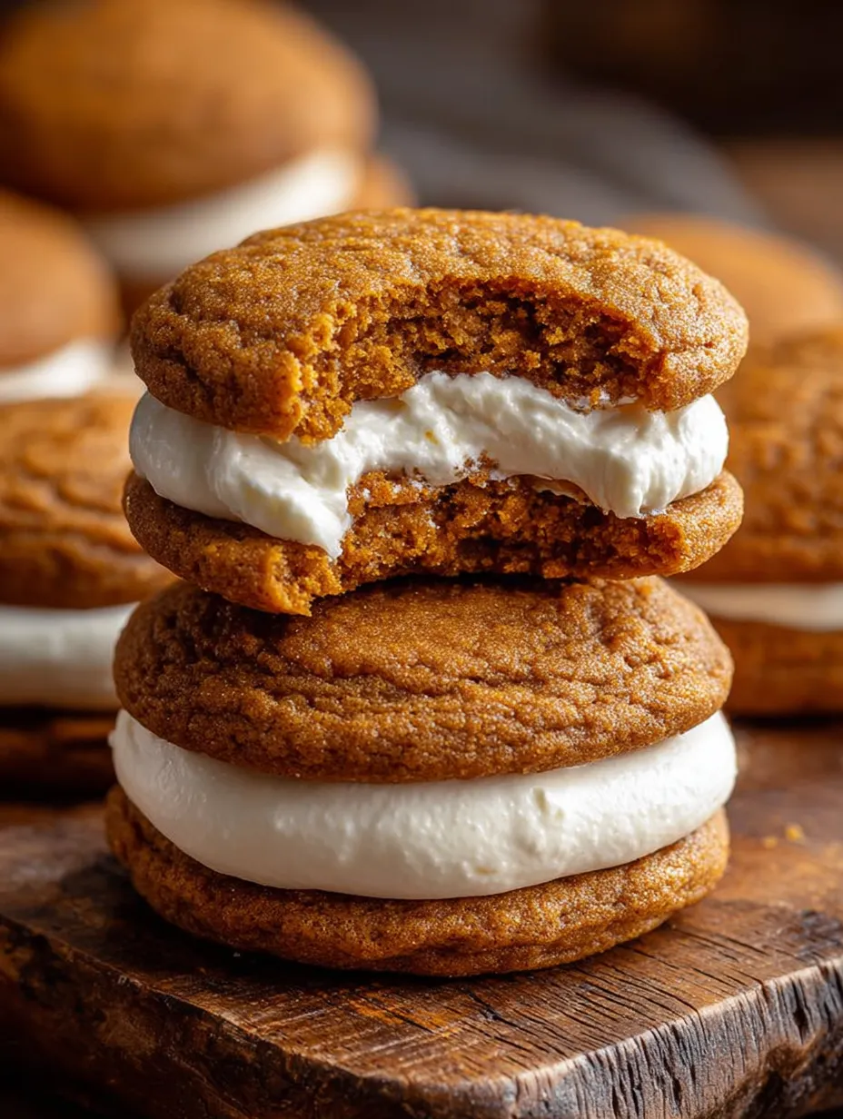 A stack of cookies with white frosting.