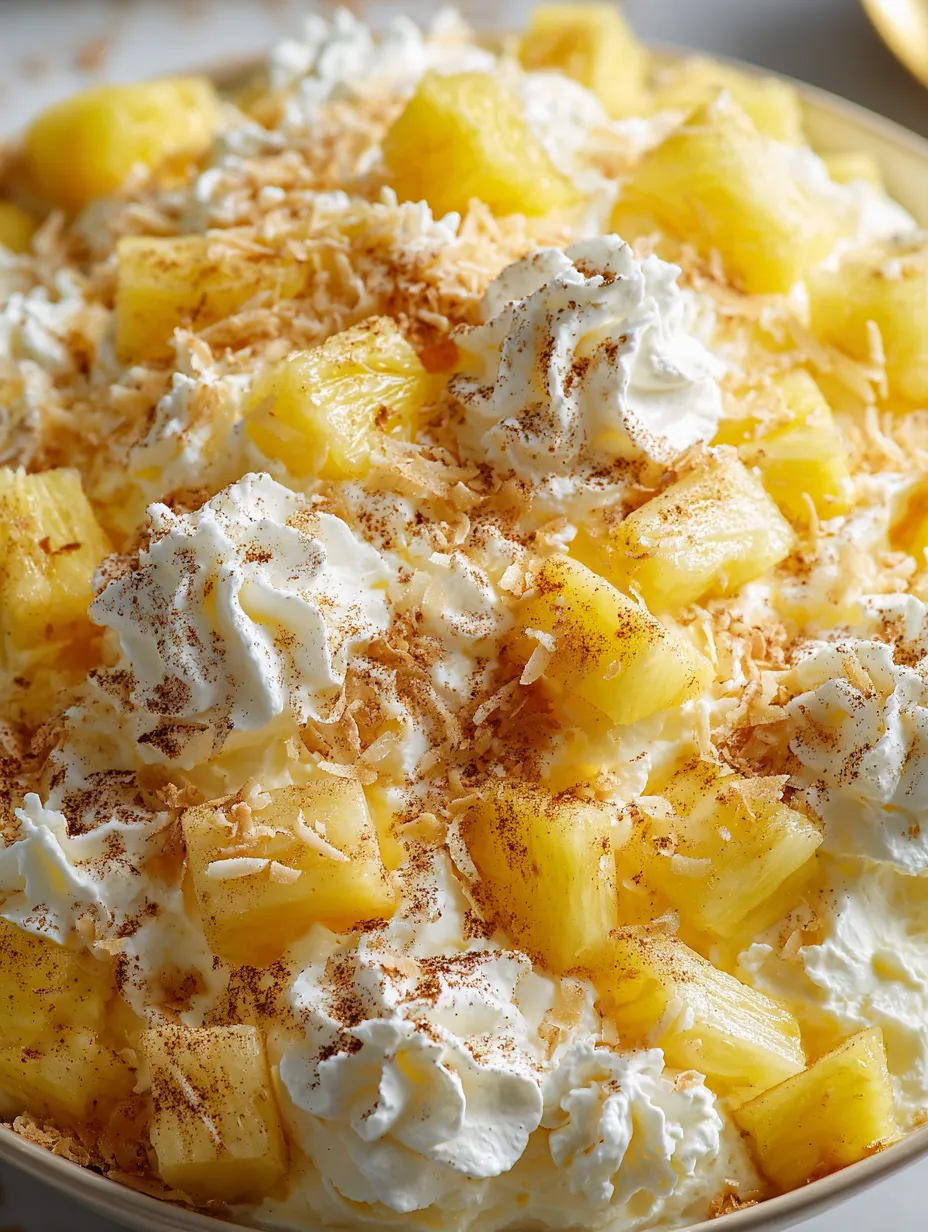 A pineapple dessert.
