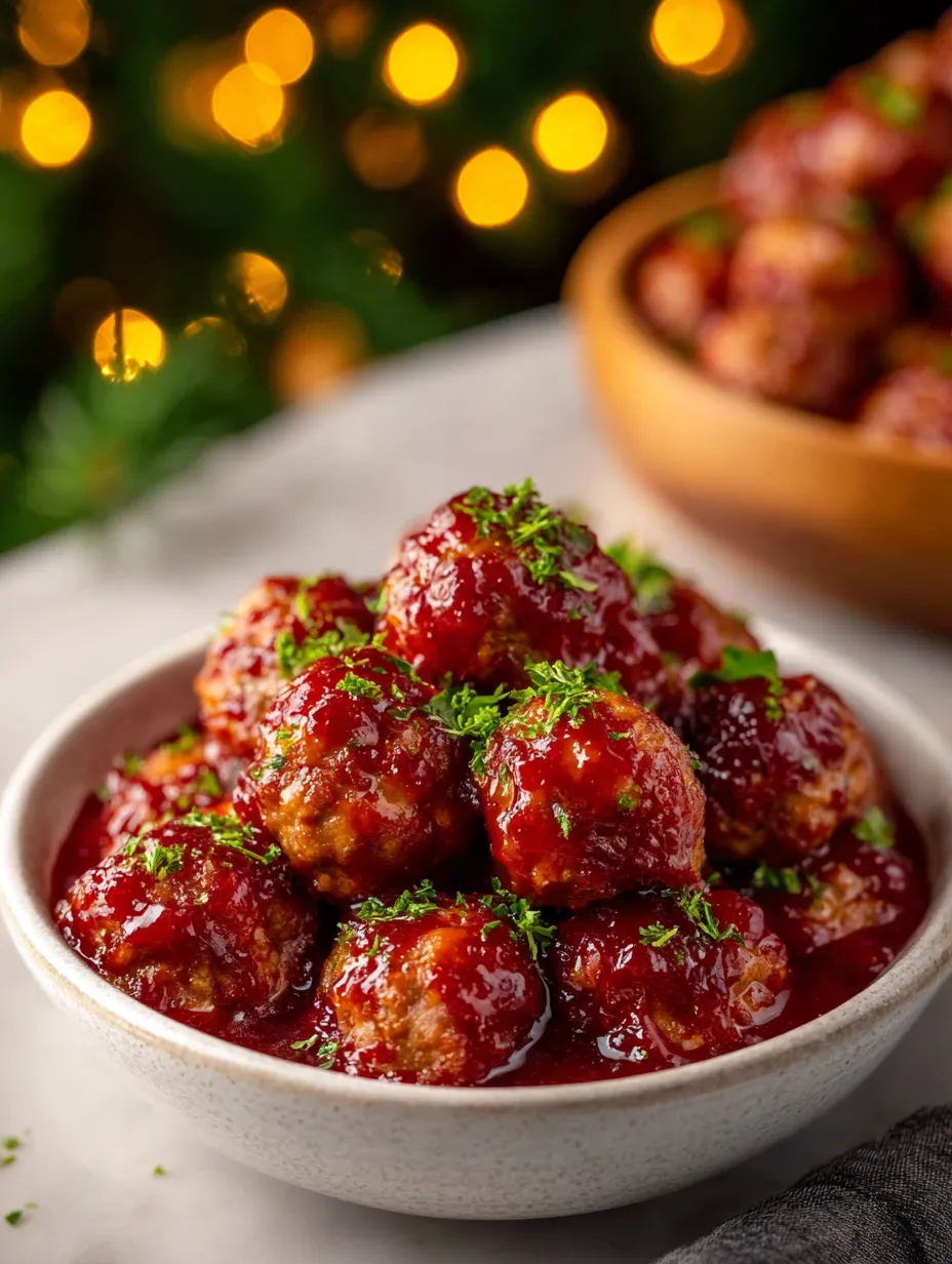 Bowl of meatballs with sauce.