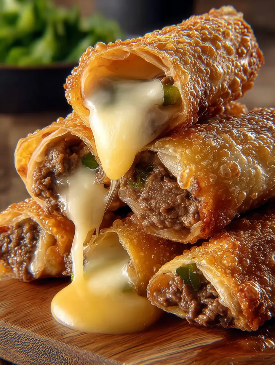 A stack of meat and cheese filled pastries.